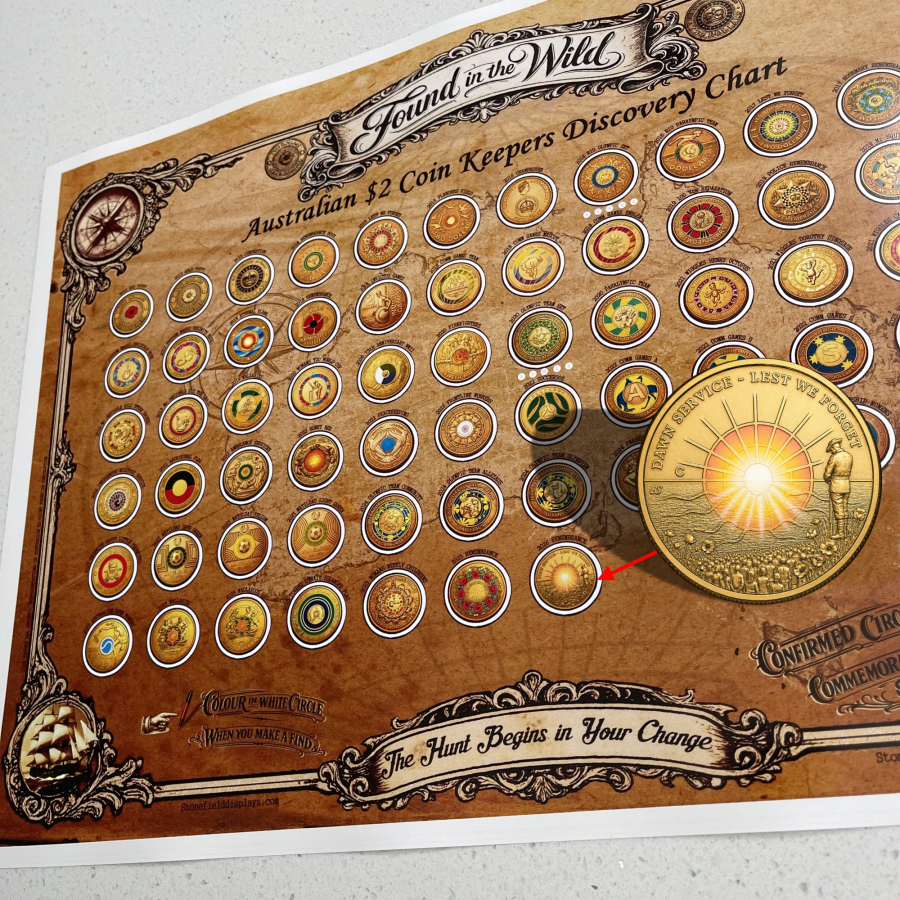 $2 Coin Discovery Chart